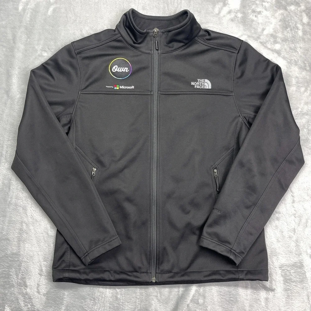 The North Face Apex Bionic Jacket Mens L Black Own WindWall Powered by Microsoft
